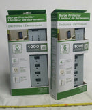 Lot of 2, Woods, 6-Outlet, Surge Protector, 1000 Joules, 41453, SKBAWA-s038