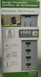 Lot of 2, Woods, 6-Outlet, Surge Protector, 1000 Joules, 41453, SKBAWA-s038