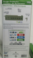 Lot of 2, Woods, 6-Outlet, Surge Protector, 1000 Joules, 41453, SKBAWA-s038