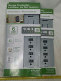 Lot of 2, Woods, 6-Outlet, Surge Protector, 1000 Joules, 41453, SKBAWA-s038