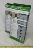 Lot of 2, Woods, 6-Outlet, Surge Protector, 1000 Joules, 41453, SKBAWA-s038