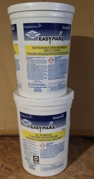 2x 90pcs Diversey, EasyPaks, All-Purpose Cleaner/Deodorizer, 990651, SKBAWA-B047