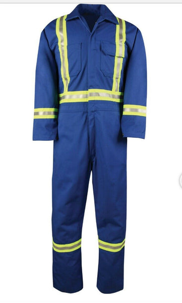Big Bill FR, Economy Coverall, Nomex, 401RTN6, Blue, 3XL, SKBAWA-b094
