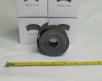 Lot of 5, 15' × 1.5" Abrasive Rolls, 120J Grit, Aluminum Oxide, SKBAWA-b114