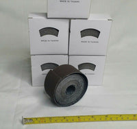 Lot of 5, 15' × 1.5" Abrasive Rolls, 120J Grit, Aluminum Oxide, SKBAWA-b114