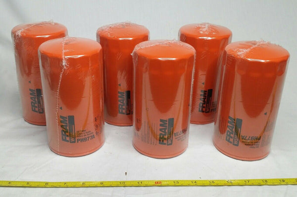 Lot of 6, FRAM, Wear Guard, PH977A, Oil Filter, Extra Guard, SKBAWA-B083