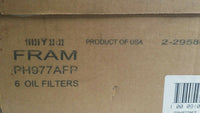 Lot of 6, FRAM, Wear Guard, PH977A, Oil Filter, Extra Guard, SKBAWA-B083