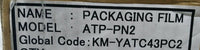 6 Rolls, 2" ATP Packaging Film/Heat Sealing - KM-YATC43PC2, ATP-PN2, SKBAWA-b117