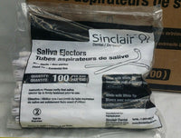 Sinclair, Dental, Saliva Ejectors, 1000/bx, ,White, 236sd02, SKBAWA-B059