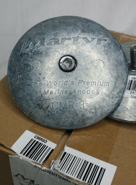 1, Martyr Anodes, Rudder & Trim Tab Anodes, Zinc, 3-3⁄4", CMR03, SKBAWA-b531