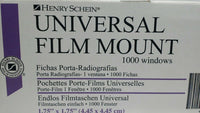 1000pcs Henry Schein, Universal X-Ray Film Mount,Translucent, Skbawa-B033