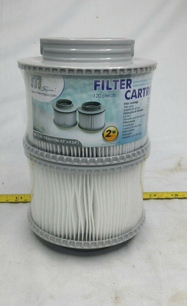 M-SPA, 2 pack, Spa Filter Cartridge Kit, 120 pleats, B0301964, SKBAWA-B051