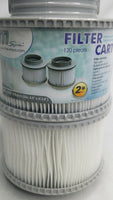 M-SPA, 2 pack, Spa Filter Cartridge Kit, 120 pleats, B0301964, SKBAWA-B051