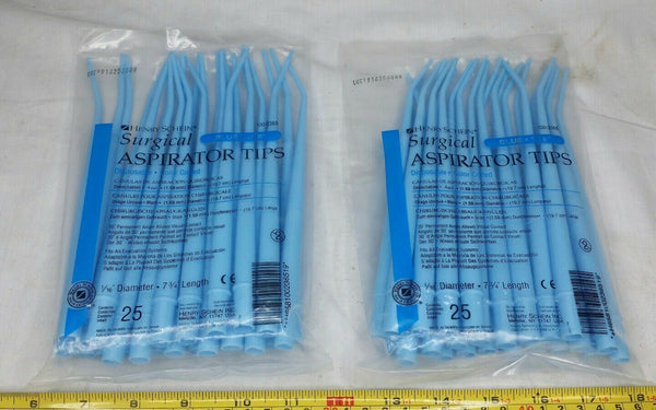 2/Pk, Henry Schein 100-2365, Aspirator Tips, 1/16", 7 3/4" Length, SKBAWA-B047