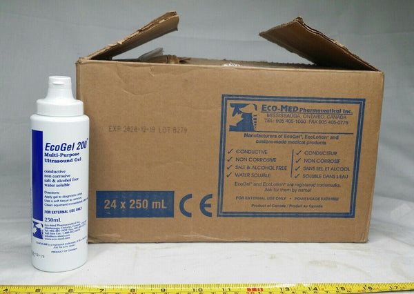 12pcs, Eco-Med, 40JBC-1, 250ml, Multi-Purpose Ultrasound Gel, SKBAWA-B067