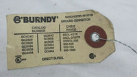 Lot of 5, BURNDY, 264151, GROUND CLAMP Connector, 3/8" BOLT, SKBAWA-b519