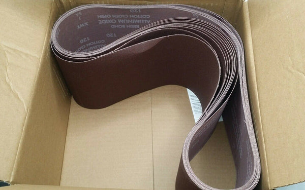 Box of 10, Norton 27981, Aluminum Oxide Sanding Belts, 6" × 48" SKBAWA-s029