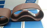 40 PCS, Norton Aluminum Oxide Sanding Belt, 2-1/2" × 16", 120 Grit, SKBAWA-B066