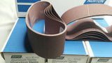 40 PCS, Norton Aluminum Oxide Sanding Belt, 2-1/2" × 16", 120 Grit, SKBAWA-B066