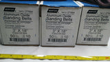 40 PCS, Norton Aluminum Oxide Sanding Belt, 3" × 18", 50 Grit, SKBAWA-B067