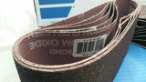 40 PCS, Norton Aluminum Oxide Sanding Belt, 3" × 18", 50 Grit, SKBAWA-B067