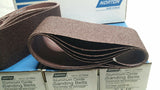 40 PCS, Norton Aluminum Oxide Sanding Belt, 3" × 18", 50 Grit, SKBAWA-B067