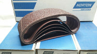 20 PCS, Norton Aluminum Oxide Sanding Belt, 2 1/2" × 16", 36 Grit, SKBAWA-B066