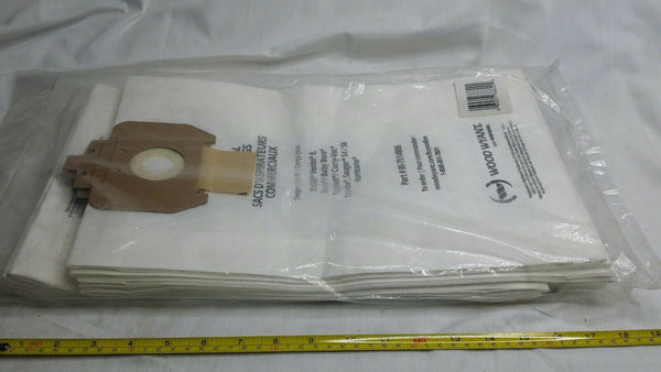 Lot of 10, Wood Wyant, Task Vento *8, Commercial VACCUM Bags, SKBAWA-B036