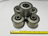 Lot of 5, FROST STEEL CONVEYOR ROLLER WHEEL 2" wide, 2.7" diameter, SKBAWA-b531
