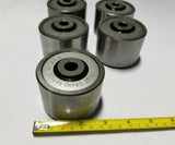 Lot of 5, FROST STEEL CONVEYOR ROLLER WHEEL 2" wide, 2.7" diameter, SKBAWA-b531