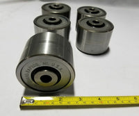 Lot of 5, FROST STEEL CONVEYOR ROLLER WHEEL 2" wide, 2.7" diameter, SKBAWA-b531