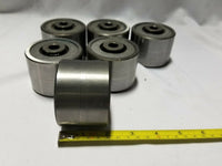 Lot of 6, FROST STEEL CONVEYOR ROLLER WHEEL 2" wide, 2.7" diameter, SKBAWA-b531