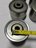 Lot of 6, FROST STEEL CONVEYOR ROLLER WHEEL 2" wide, 2.7" diameter, SKBAWA-b531