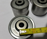 Lot of 6, FROST STEEL CONVEYOR ROLLER WHEEL 2" wide, 2.7" diameter, SKBAWA-b531