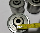 Lot of 6, FROST STEEL CONVEYOR ROLLER WHEEL 2" wide, 2.7" diameter, SKBAWA-b531