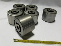 Lot of 6, FROST STEEL CONVEYOR ROLLER WHEEL 2" wide, 2.7" diameter, SKBAWA-b531