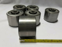 Lot of 6, FROST STEEL CONVEYOR ROLLER WHEEL 2" wide, 2.7" diameter, SKBAWA-b531