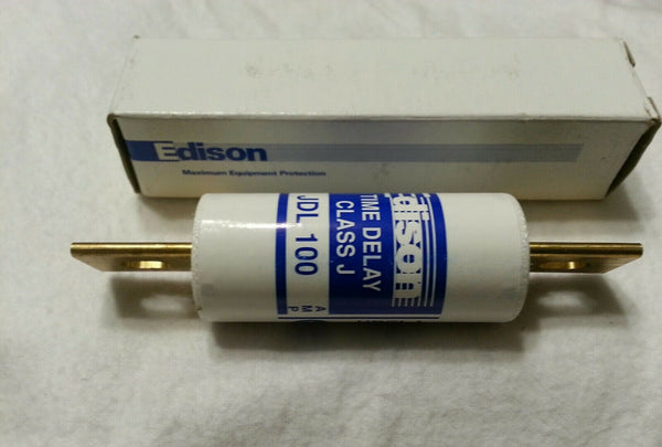 Edison JDL100 - 100A 600V TD Class J, Time Delay Fuse, skbawa-b514