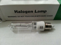 6x JD E11, T4 Tungsten Halogen 130v 150w MiniCandelabra Base, Clear, skbawa-b081