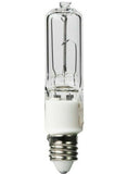 6x JD E11, T4 Tungsten Halogen 130v 150w MiniCandelabra Base, Clear, skbawa-b081