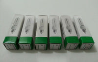 6x JD E11, T4 Tungsten Halogen 130v 150w MiniCandelabra Base, Clear, skbawa-b081