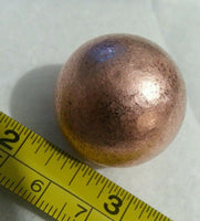 1pc Pure  Solid Copper Ball Sphere, 25.4mm/1 1/8 inch, 110-120gr SKBAWA-b560