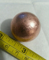 1pc Pure  Solid Copper Ball Sphere, 25.4mm/1 1/8 inch, 110-120gr SKBAWA-b560