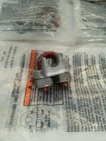 8x, Crosby 1010097, 4402373, G-450, 3/8 Red-U-Bolt Wire Rope Clips, skbawa-b544