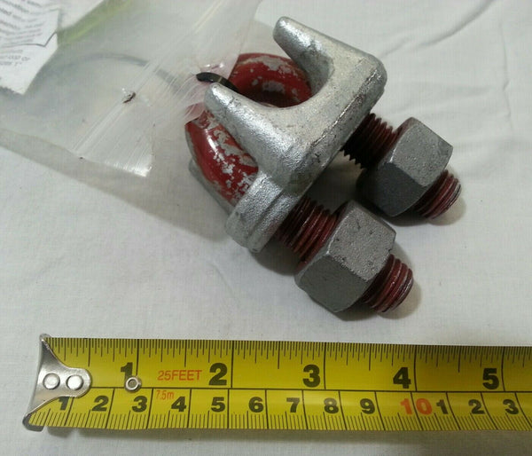 1, Crosby, G-450, 7/8, 2030204, Red-U-Bolt Wire Rope Clips, skbawa-b544