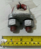 1, Crosby, G-450, 7/8, 2030204, Red-U-Bolt Wire Rope Clips, skbawa-b544