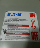 Eaton 1HD361, 30A 600V,Heavy Duty Safety Switch,3pole ,Type1 indoor, skbawa-s003