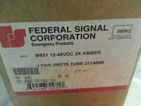 FEDERAL SIGNAL, Target Tech,420401,851 PLUS STROBE Light,AMBER 1FLSH,skbawa-b122