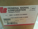FEDERAL SIGNAL, Target Tech,420401,851 PLUS STROBE Light,AMBER 1FLSH,skbawa-b122