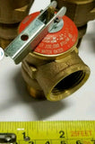 1pc, Wilkins P1000A-150C 3/4" Pressure Relief Valve, Brass, SKBAWA-C029